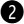 Negative Circled Digit Two