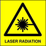 Note: Class 2 and higher must have the laser radiation warning label