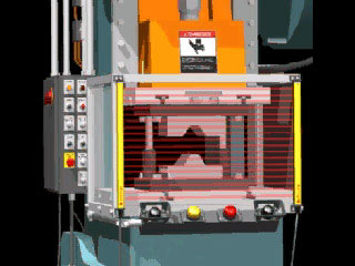 Presence sensing device on part revolution clutch