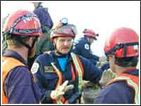 Rescue workers and emergency responders