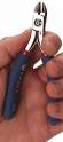Figure 1 Wire clipper rubbing the palm.