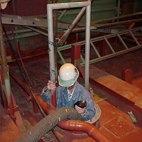 Figure 1: A visual inspection of both the space where work will take place and the adjacent spaces is necessary before starting any work activity