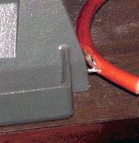 Damaged conductor