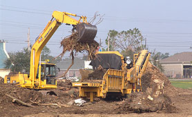 Photo courtesy of FEMA. This picture shows actual disaster site work conditions and may not illustrate proper safety and health procedures.