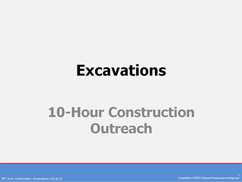 Excavations