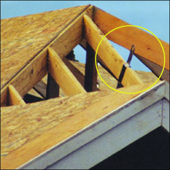 Figure 6 - Un anclaje de perno conectado a una viga.