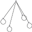 Four-leg vertical angle multiple degrees