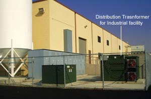 Figure 2. Industrial facility distribution transformer