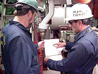 Figure 2: Preparing for hot work