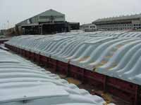 Figure 2: Barge with covers.