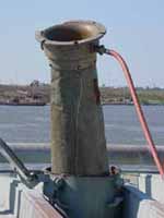 Figure 19: Blower venting a tank.