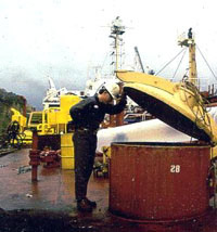 Figure 2: SCP or CMC preparing tank for entry