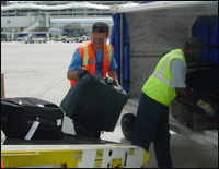 Figure 1. Vertical position of beltloader when unloading the carts.
