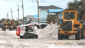 Photo courtesy of FEMA. This picture shows actual disaster site work conditions and may not illustrate proper safety and health procedures.