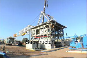 Figure 2. Setting up the substructure