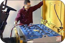 Figure 1. Electric forklift.