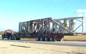 Transporting a derrick (Source: OSHA – from current eTool)