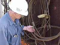 Figure 6: Inspection of chain slings