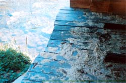 Unguarded walkway