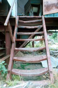 Defective stairs