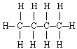Butane molecule illustration