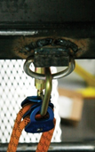 Welded D-ring anchor