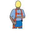 Adjust so the harness fits snuggly