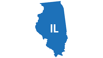 Illinois state silhouette