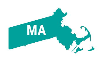 Massachusetts state silhouette: Willful Disregard for Workers